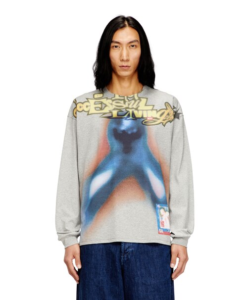 メンズ 長袖Tシャツ T-BOXT-LS-V1