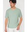 HIGH STREET∴ケーブル柄クルーネック半袖Ｔシャツ