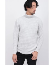 HIGH STREET∴バイアスリンクスモールタートルネックKN