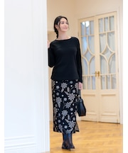スリット入ロングスカート