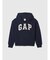 リラックス GAPロゴ ジップアップパーカー (キッズ)