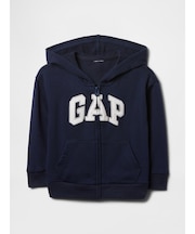 babyGap リラックス GAPロゴ ジップアップパーカー