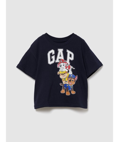 オーバーサイズ グラフィック GAPロゴTシャツ (幼児・ベビー)