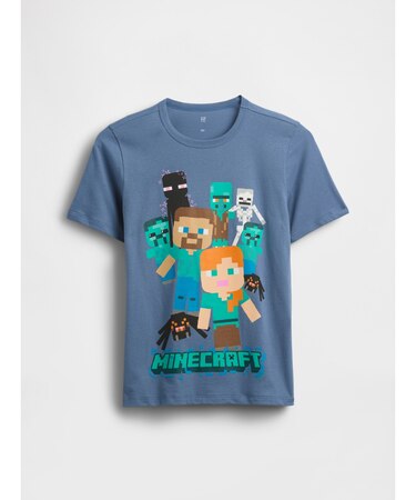 GapKids マインクラフト グラフィックTシャツ