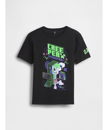 GapKids マインクラフト グラフィックTシャツ