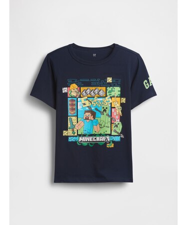 GapKids マインクラフト グラフィックTシャツ