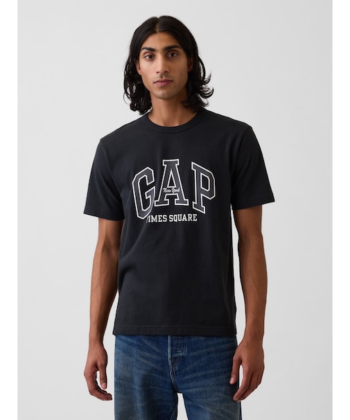 タイムズスクエア GAPNew YorkロゴTシャツ