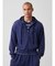 VintageSoft Oversized Gap Logo Zip Hoodie