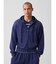 VintageSoft Oversized Gap Logo Zip Hoodie