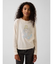 オーバーサイズ フリッピースパンコール グラフィックTシャツ (キッズ)