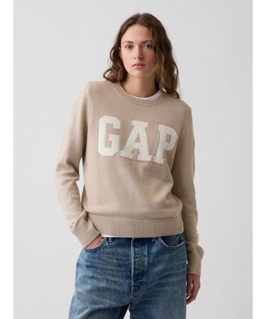 GAPロゴ クルーネックセーター