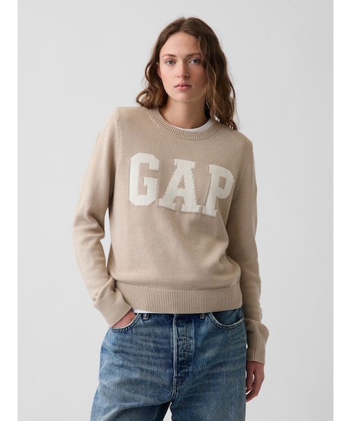 GAPロゴ クルーネックセーター