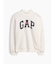 オーバーサイズ モックネック GAPロゴ スウェットシャツ (キッズ)