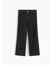 ハイライズ ワイド アンクルデニム (キッズ)