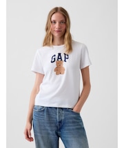 オーガニックコットン ヴィンテージソフト GAPロゴTシャツ