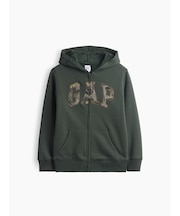babyGap 裏ボア GAPロゴ ジップアップパーカー