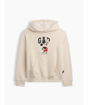GapKids × ディズニー ミッキーマウス リラックスフィット GAPロゴパーカー