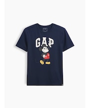 GapKids × ディズニー ミッキーマウス GAPロゴTシャツ