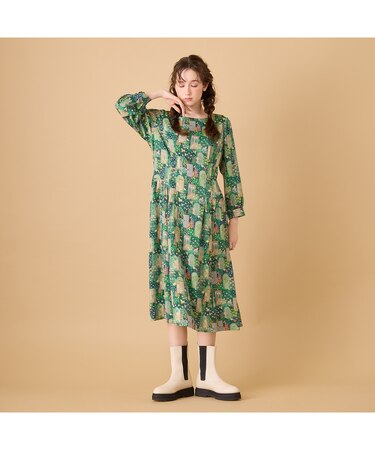 【22fabric】シークレットガーデン/ ワンピース