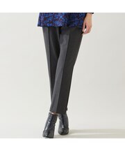 【あったか素材・洗える・3L/4Lサイズあり】両面起毛ピンタックパンツ