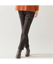 【暖かパンツ・洗える・日本製・3L/4Lサイズ】デニム柄裏起毛パンツ