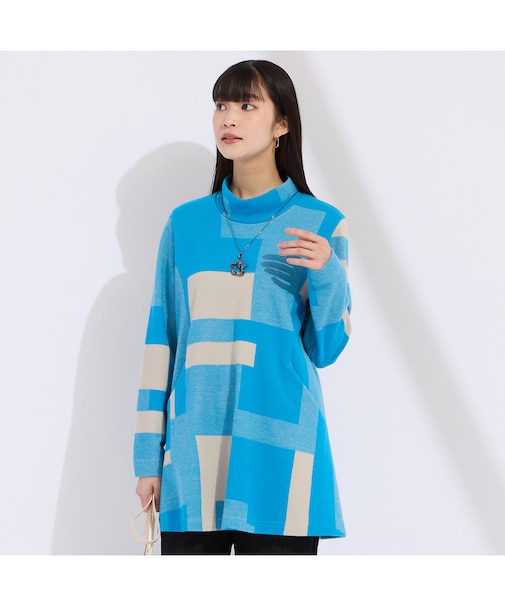 【M~4L】両面起毛チェックTシャツ