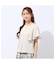 【洗える・接触冷感】ラッフルスリーブTシャツ