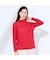 【L～4L】ウォッシャブル綿シフォンTシャツ
