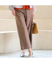 【洗える・快適ストレッチ・L~4Lサイズ】コットンブレンドデニムパンツ