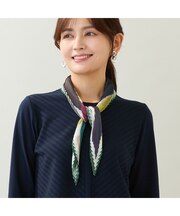【洗える】プリーツダイヤ柄スカーフ