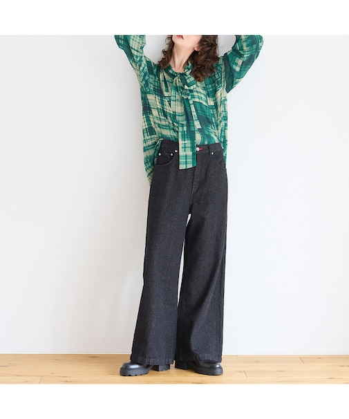 【JAPAN DENIM】デニムバギーパンツ