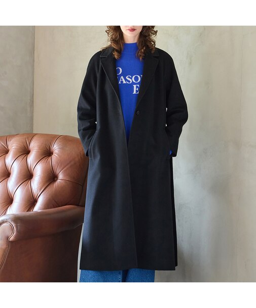 【名品アイテム・カシミヤ100％】ロングコート