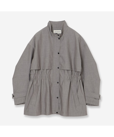 【防風フィルム付き】シャンブレーパティングブルゾン