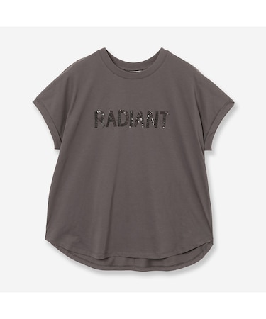 【接触冷感・洗える】スパンコールロゴTシャツ(RADIANT)