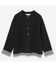 【カシミヤブレンド】接結ニットカーディガン