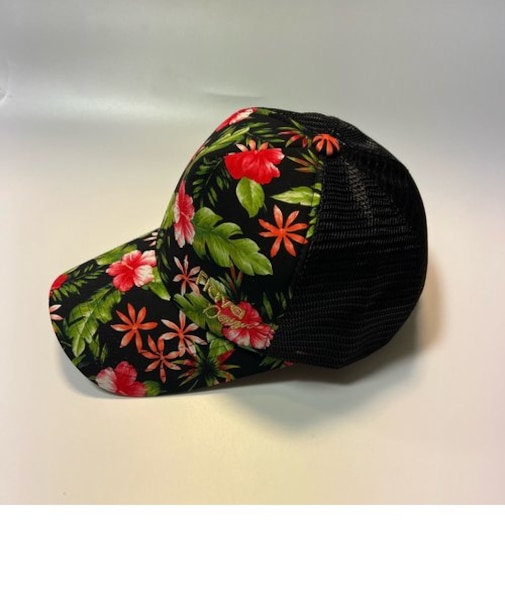 メッシュCAP(ハイビスカス)