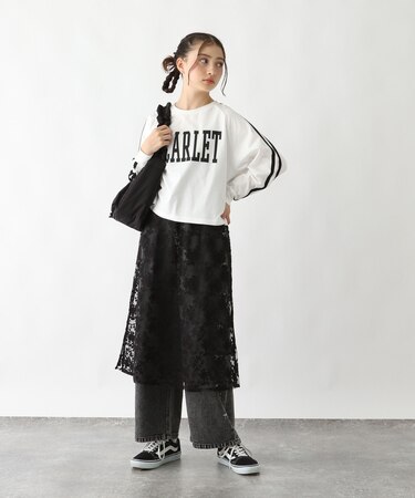 レースキャミセットヘビロッTEE長袖/キッズ/289043