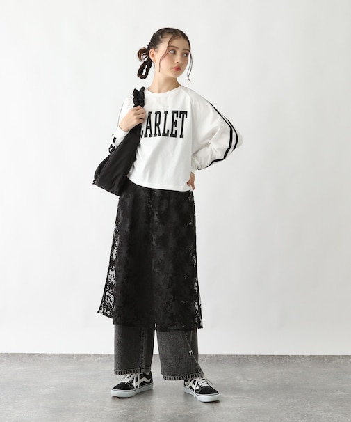 レースキャミセットヘビロッTEE長袖/キッズ/289043