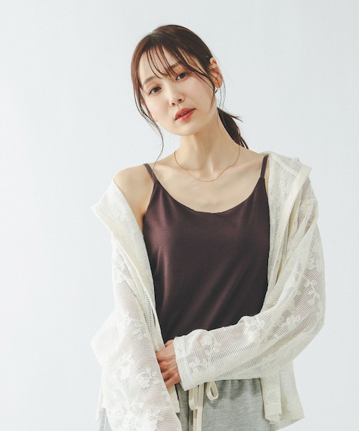 Fffit エフィット/カップ付きキャミUネック/625136