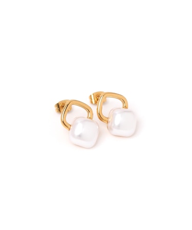 ステンレスパールピアス/637882