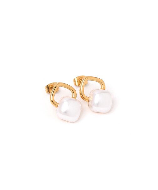 ステンレスパールピアス/637882