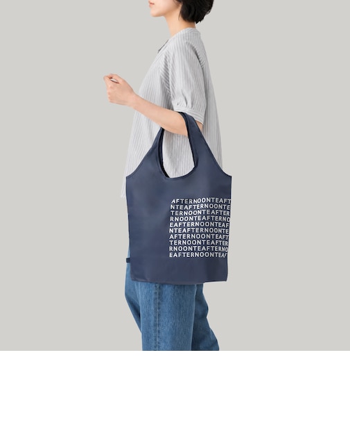 ロゴ抗菌保冷ショッピングラップバッグL