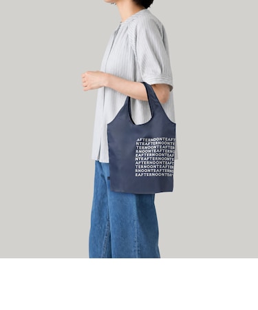 ロゴ抗菌保冷ショッピングラップバッグM