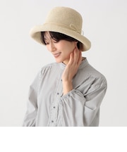 細編みツバ広UVハット