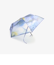 フラワー&スカイクリア折りたたみ傘 雨傘