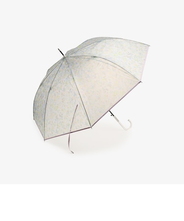小花クリア長傘 雨傘