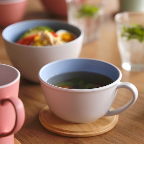 山中塗抗菌スープマグカップ