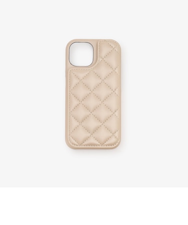 キルティングiPhone15/14ケース