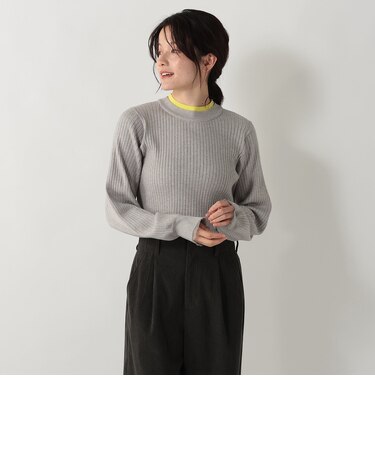 レイヤード風プルオーバーニット