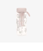 フラワーアート茶漉し付きクリアボトル 550ml